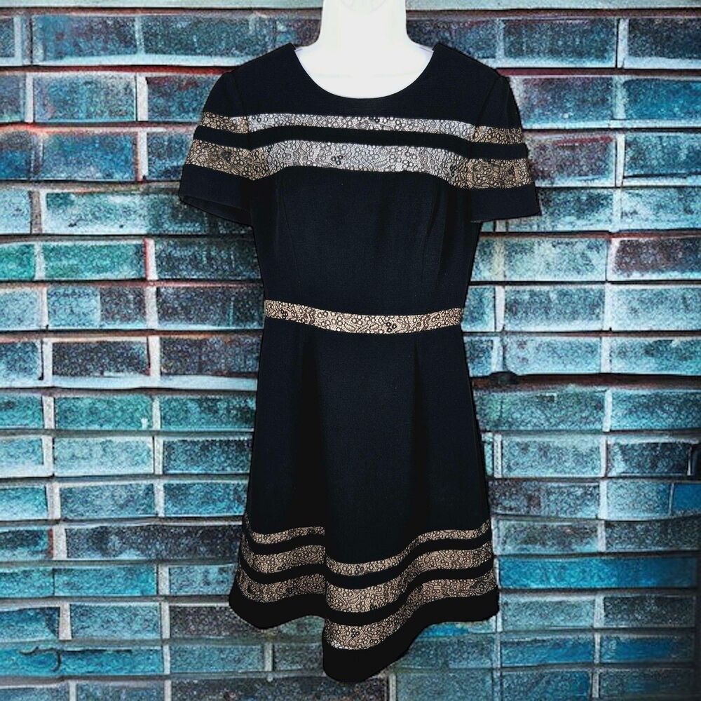 BCBG Maxazria Dress Size 8 - KALLI Black Lace - EUC Holiday Cocktail Party